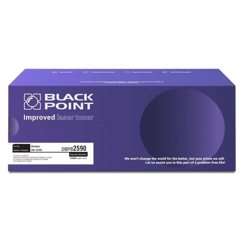 Bęben Black Point DBPB2590 zastępuje Brother DR-2590