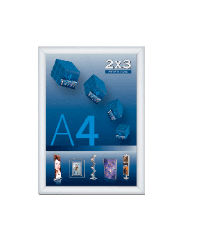 Ramka plakatowa zatrzaskowa 32 mm B0 1000x1400 mm