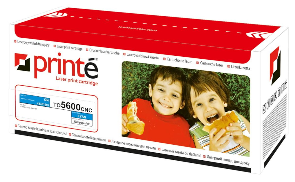 Toner cyan Printe zastępuje OKI 43381907 2000 str.