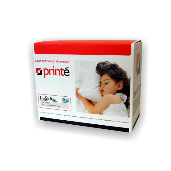 Toner czarny Printe zastępuje HP / Canon CE255A / CRG-724 6000 str.