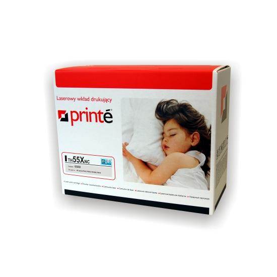 Toner czarny Printe zastępuje HP / Canon CE255X / CRG-724H 12500 str.