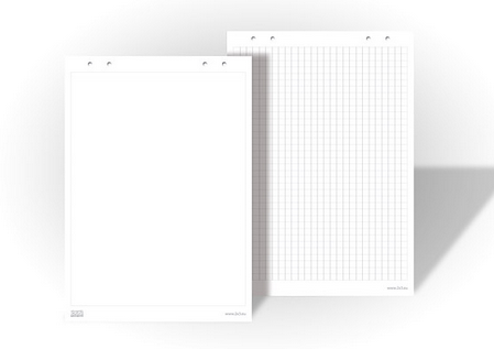 Blok do flipchartów 2x3 30-kartkowy gładki B02 A1 58x83 cm