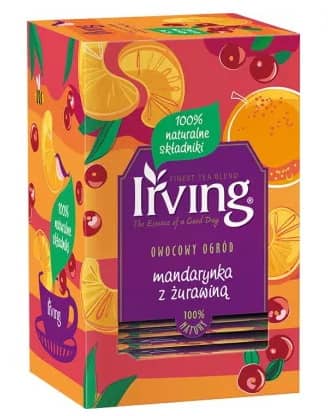 Herbata exp.IRVING żurawina i mandarynka 20 kop.