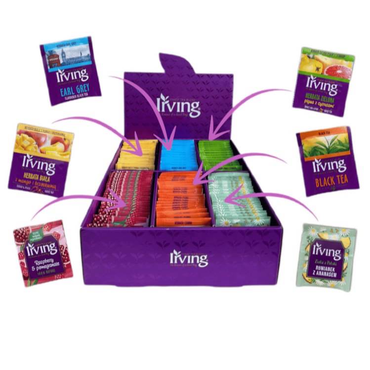 ZESTAW HERBAT IRVING PROFESSIONAL (PICK & MIX) – 150 KOPERTEK