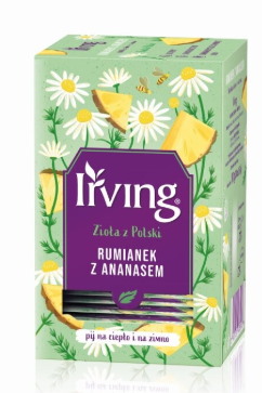 Herbata exp. IRVING Herbatka ziołowa z owocami Irving  rumianek z ananasem 20 kopert