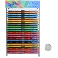 Karton kolorowy, Szary, B1 (70x100 cm), gramatura 230 g/m2 Typograf
