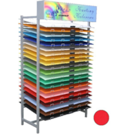 Karton kolorowy, Czerwony, B1 (70x100 cm), gramatura 230 g/m2 Typograf