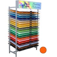 Karton kolorowy, Pomarańczowy, B2 (50x70 cm), gramatura 230 g/m2 Typograf