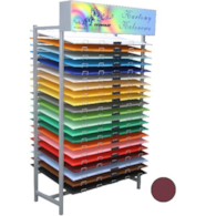 Karton kolorowy, Bordowy, B2 (50x70 cm), gramatura 230 g/m2 Typograf