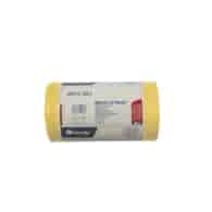 Worki na śmieci MERIDA OPTIMUM, 60 x 90 cm, pojemność 70 l, rolka 50 szt., ŻÓŁTE, HDPE/LDPE