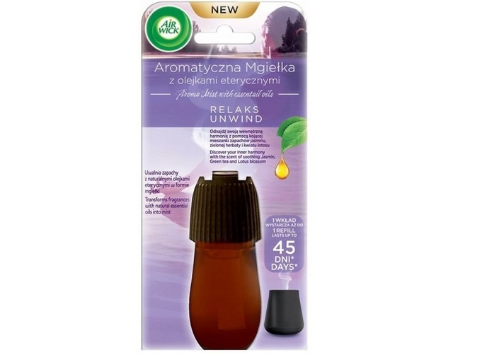 AIR WICK AROMATYCZNA MGIEŁKA WKŁAD DO ODŚWIEŻACZA ZAPACH RELAKS 20 ML