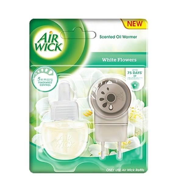 Elektryczny odświeżacz powietrza AIR WICK z wkładem białe kwiaty, 19ml