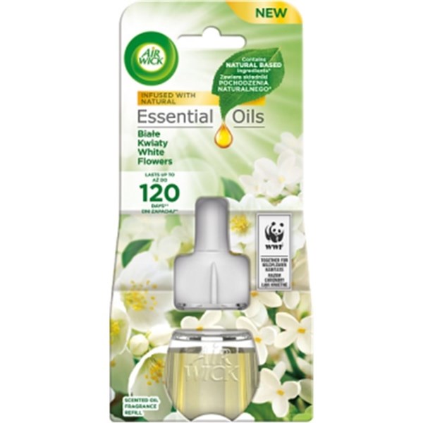 Wkład do elektrycznego odświeżacza AIR WICK, białe kwiaty, 19ml