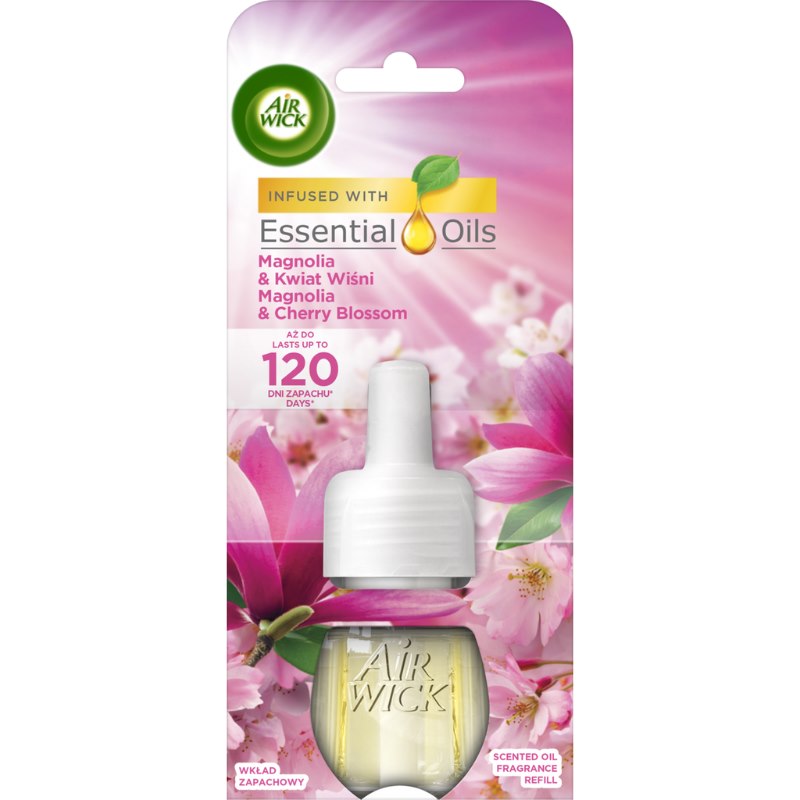 Air Wick Wkład do Elektrycznego Odświeżacza Powietrza Magnolia i Kwiat Wiśni 19ml