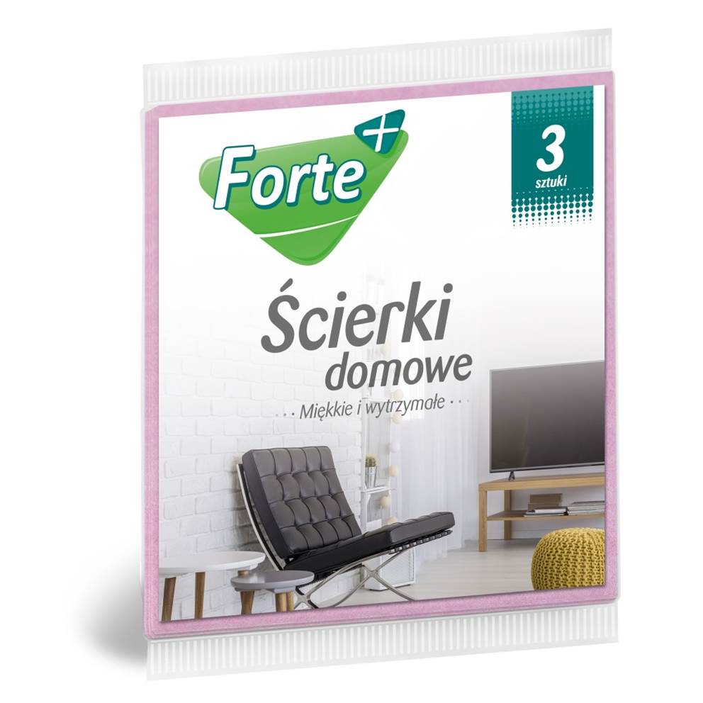 Ścierki domowe 3szt  FORTE+