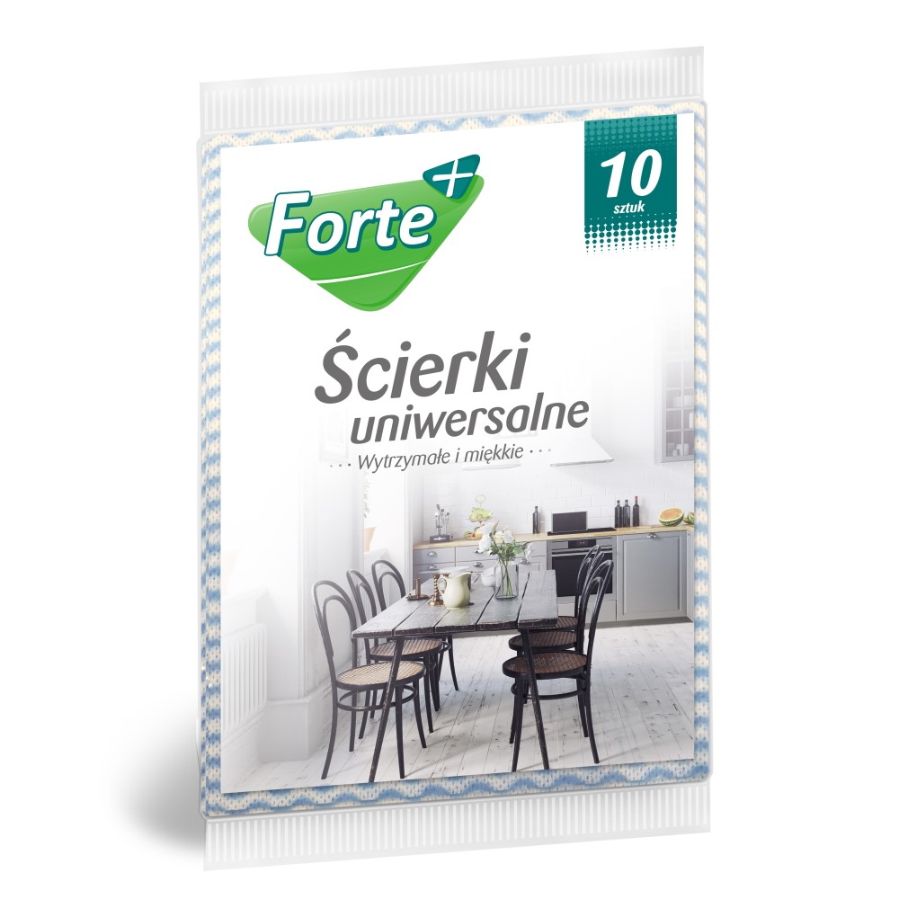 Ścierki uniwersalne 10szt  FORTE+