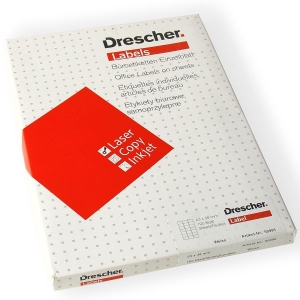 Etykiety samop A4L 105x148/100 żółte fluor Emeko 3483