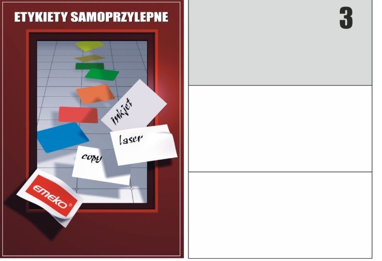 Etykiety samop  A4L 210x99 Emeko EP 21099