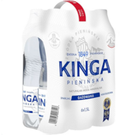 Woda mineralna gazowana Kinga Pienińska 1,5 l PET 6szt [ kaucja ]