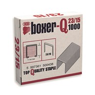 Zszywki ICO Boxer, 23/13, galwanizowane, 1000szt.