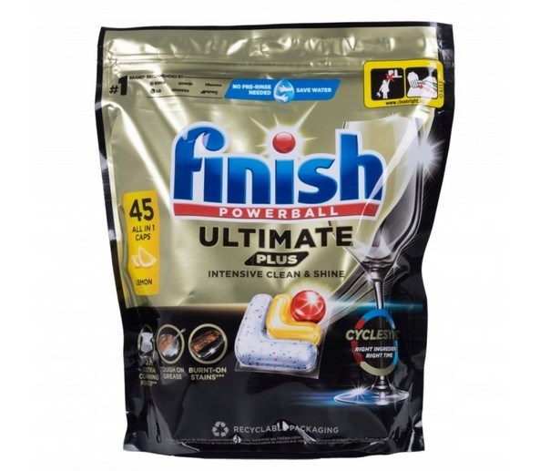 Kapsułki do zmywarki FINISH Ultimate Plus 45szt