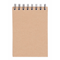 Kołonotatnik OFFICE PRODUCTS, craft, A6, w kratkę, 80 kart., 80gsm, brązowy16058161-48