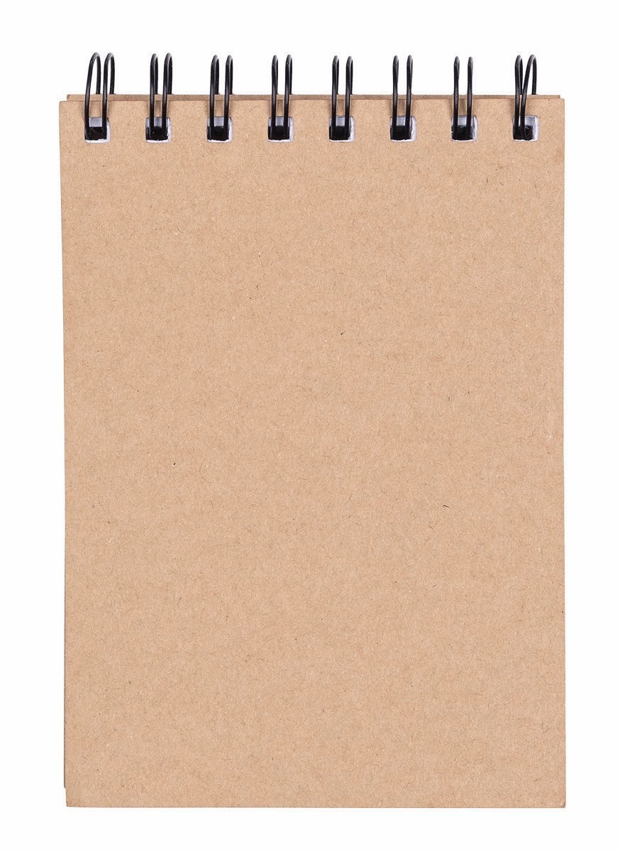 Kołonotatnik OFFICE PRODUCTS, craft, A6, w kratkę, 80 kart., 80gsm, brązowy16058161-48