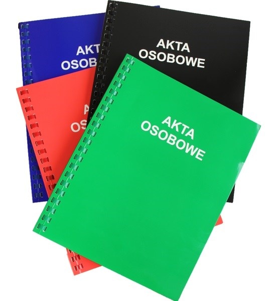 Teczka do akt osob T-03  Konfex niebieska