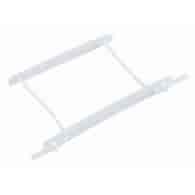 Klipsy archiwizacyjne Q-CONNECT Z-Clip, grubość pliku max. 7cm, biały 100 szt./opak.