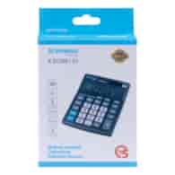 Kalkulator biurowy DONAU TECH OFFICE, 8-cyfr. wyświetlacz, wym. 137x101x30mm, czarny