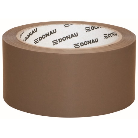 Taśma pakowa DONAU Solvent , 48mm, 60m, 42mikr., brązowa