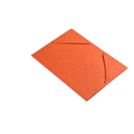 Teczka preszpanowa A4 z gumką na rogach, pomarańczowa KBK