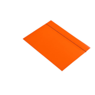 Teczka lakierowana A4 z gumką prostą pomarańczowa 350g KBK