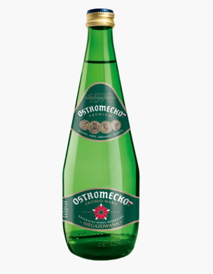 OSTROMECKO Woda mineralna niegazowana 12x 300ml butelka szklana