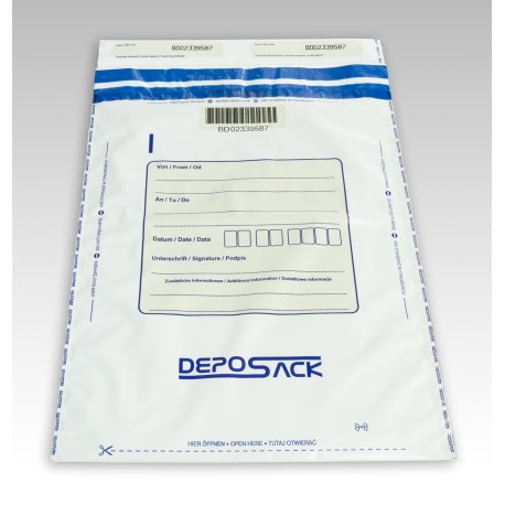 Koperty bezpieczne białe DepoSack B5 185x260mm 0,050