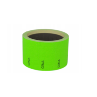Etykieta cenowa 25/50 Nadruk  zielona