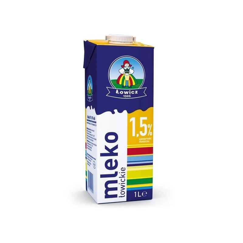 Mleko UHT Premium 1,5% 1l Łowickie