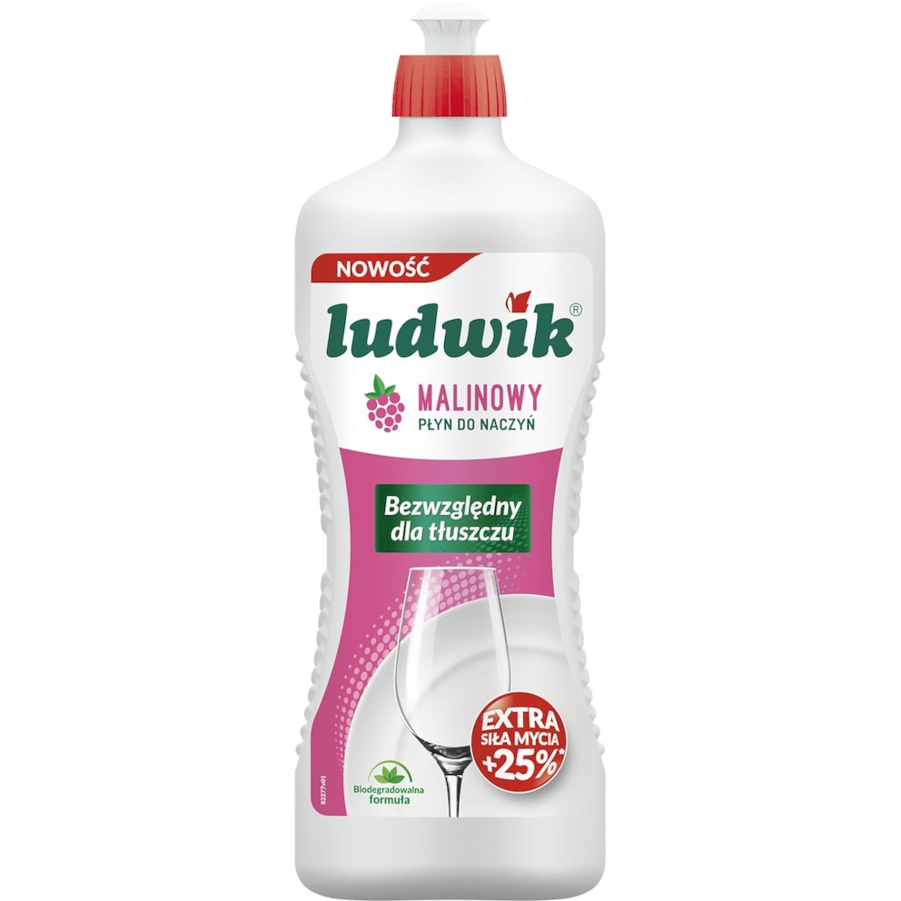 Płyn do naczyń LUDWIK, malina, 900g