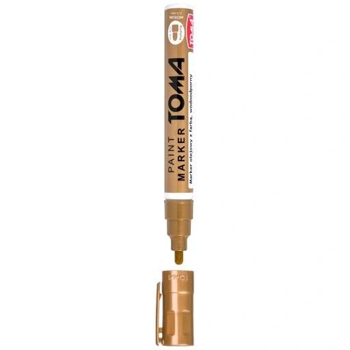Marker olejowy, fibrowa końcówka 2,5mm,  miedziany