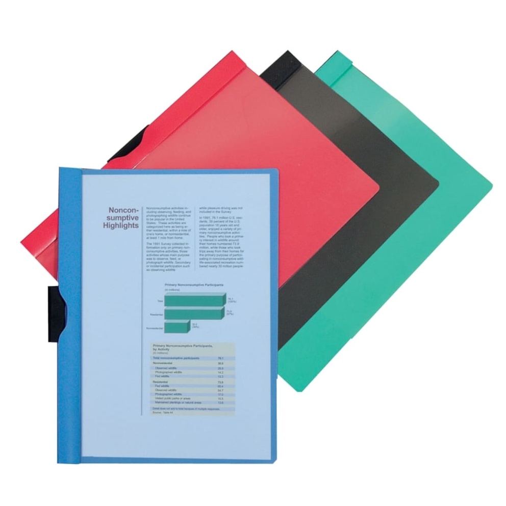 Skor  zaciskowy plast  A4  Taurus czer EK14873