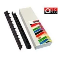 Listwy GREENBINDER  5mm 50szt czarne OPUS