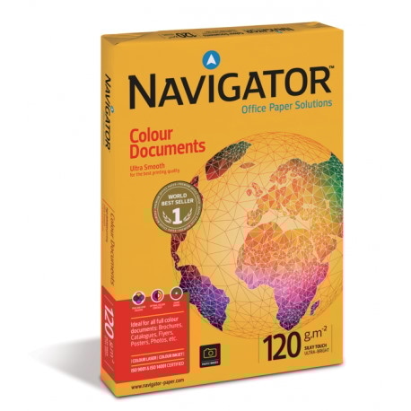 Papier ksero biały A4/120g 250 arkuszy Navigator Colour Documents