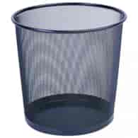 Kosz na śmieci Q-CONNECT Office Set, metalowy, 12l, czarny