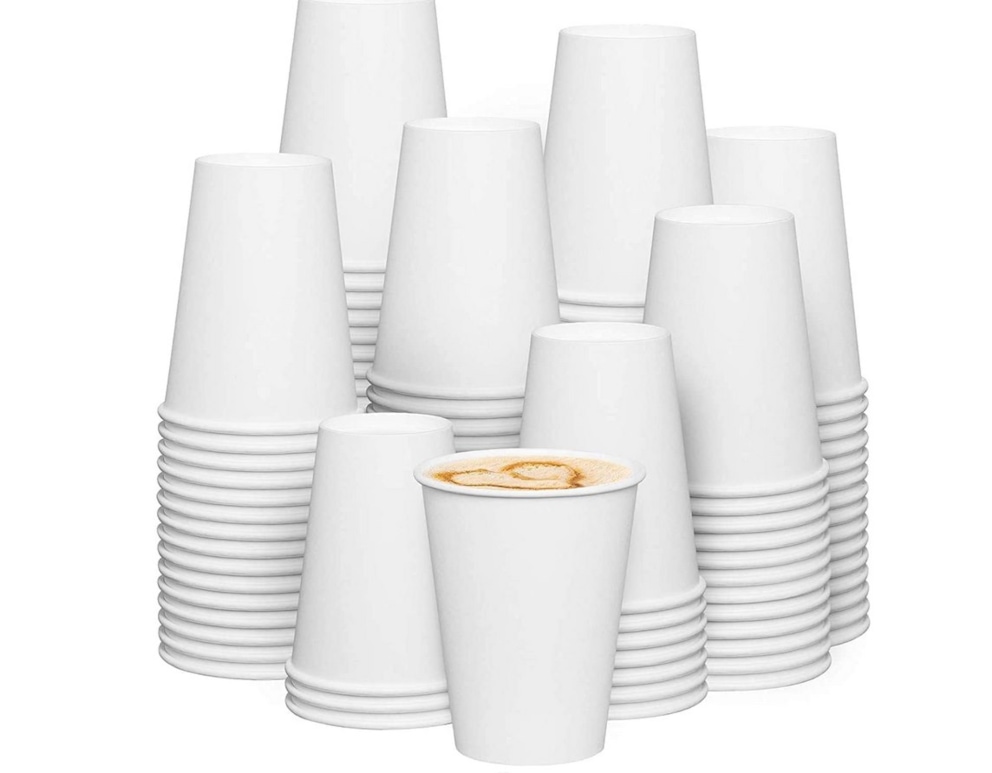 Kubki jednorazowe papierowe białe 250 ml  50sztuk