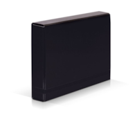 Teczka z gumką BOX CARIBIC czarna 5cm 341/02 VAUPE