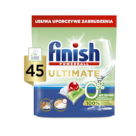 Kapsułki do zmywarki FINISH Ultimate 0%  op.45szt