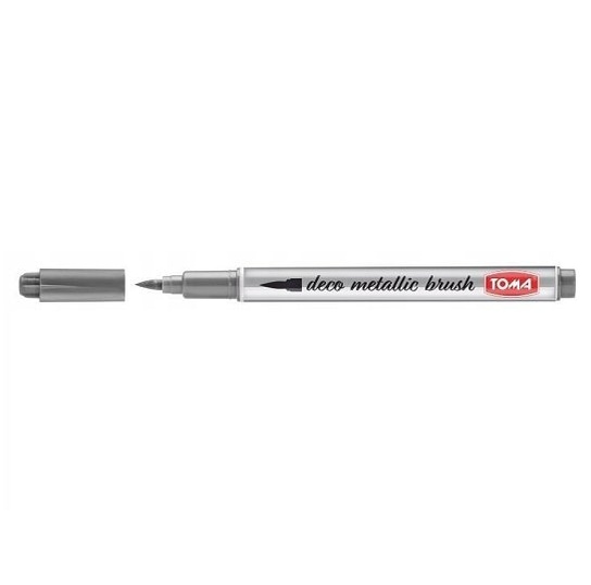 PISAK METALIC BRUSH SREBRNY TO-325