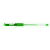 DŁUGOPIS ŻELOWY OFFICE PRODUCTS, GUMOWY UCHWYT, 0,5MM, ZIELONY
