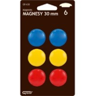Magnesy CM-30/ GR630 mix kolorów 6 szt.