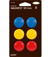 Magnesy CM-30/ GR630 mix kolorów 6 szt.